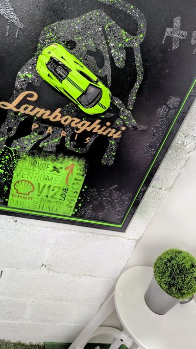 Tableau personnalisé Lamborghini Paris